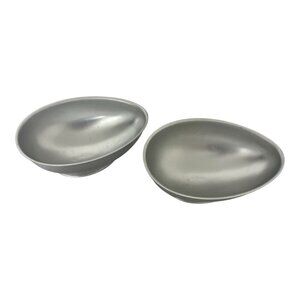 Wilton 1971 Easter Egg Cake Pan Set Aluminum 3D Mold Vintage Bakeware
